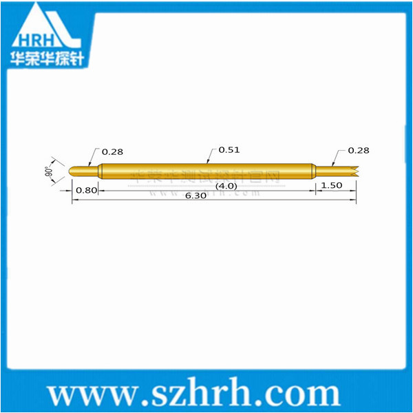 0.51-JU-6.3L ，華榮華雙頭測(cè)試探針廠家